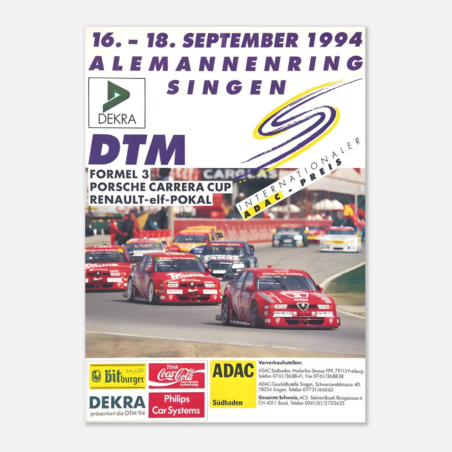 Poster 1994 - DTM Singen