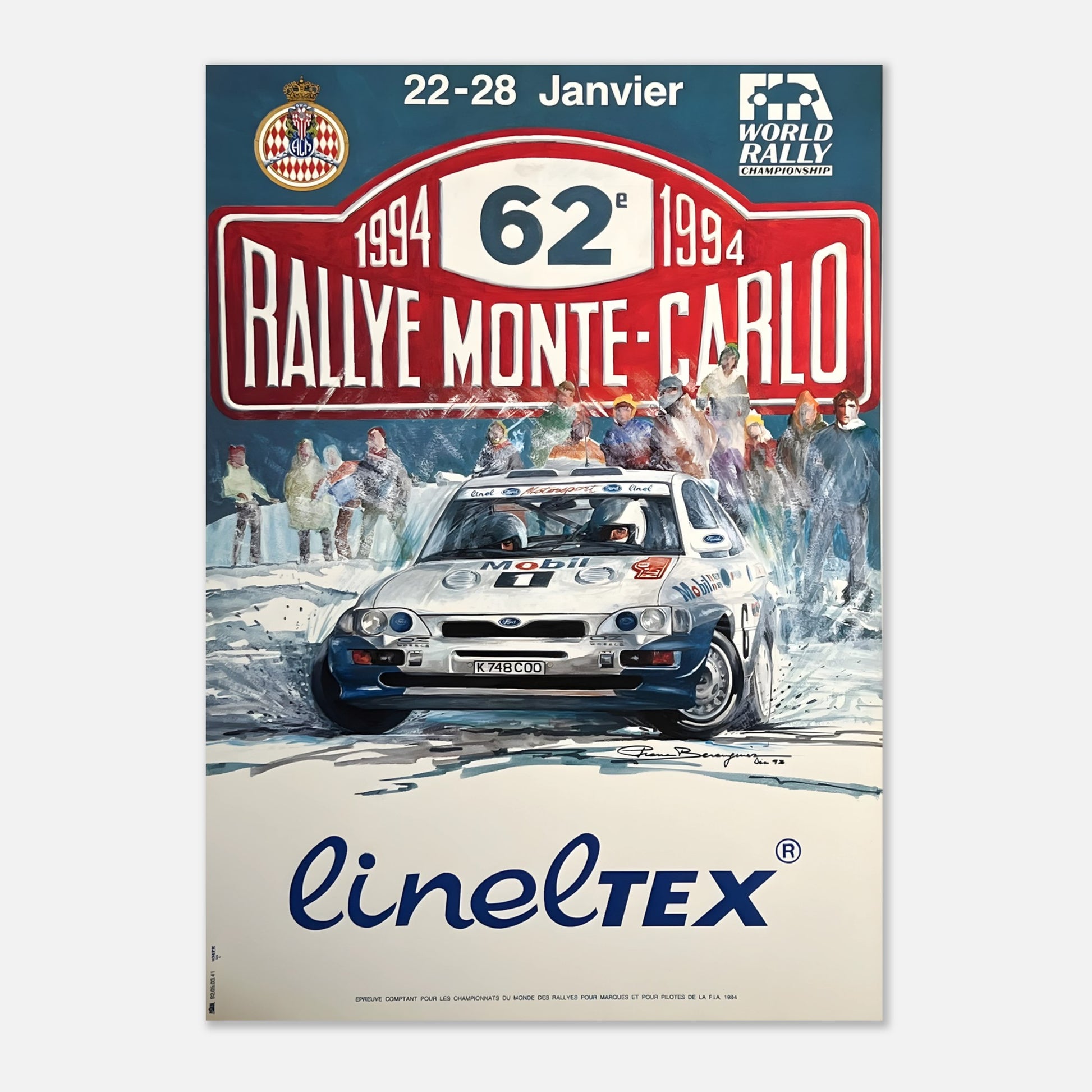 Poster 1994 - Monte-Carlo Rally