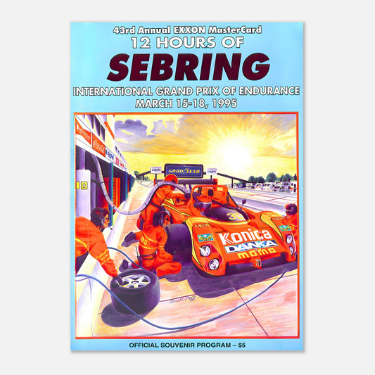 Poster 1995 - 12 hours Sebring