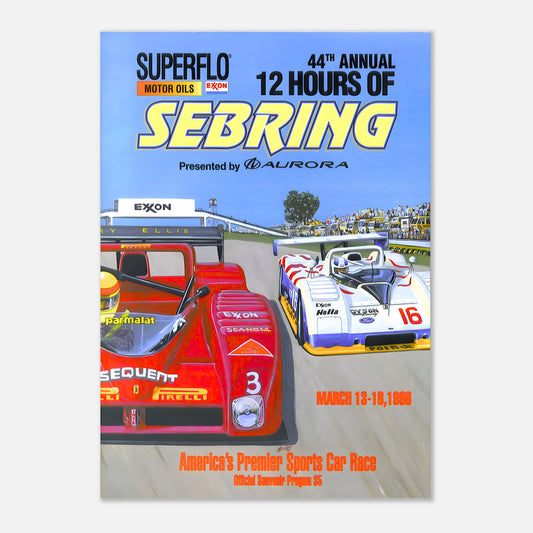 Poster 1996 - 12 hours Sebring