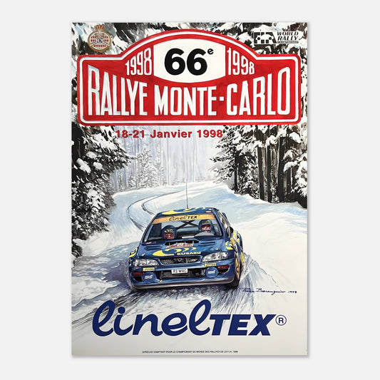 Poster 1998 - Monte-Carlo Rally