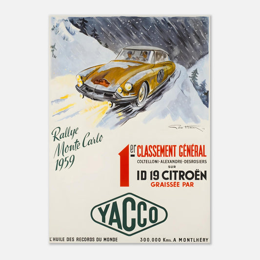 Poster of the 1959 - Monte-Carlo Rally