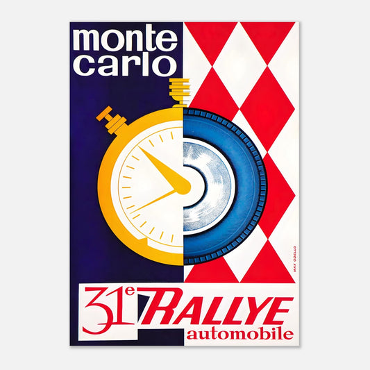 Poster of the 1962 Monte-Carlo Rally