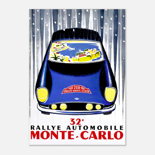 Poster of the 1963 Monte-Carlo Rally