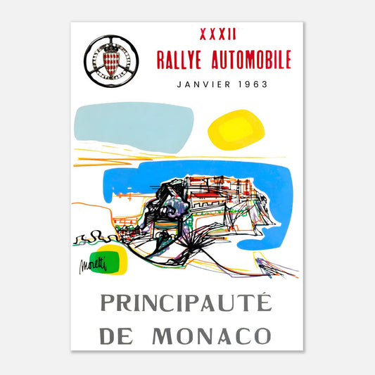 Poster of the 1963 Monte-Carlo Rally