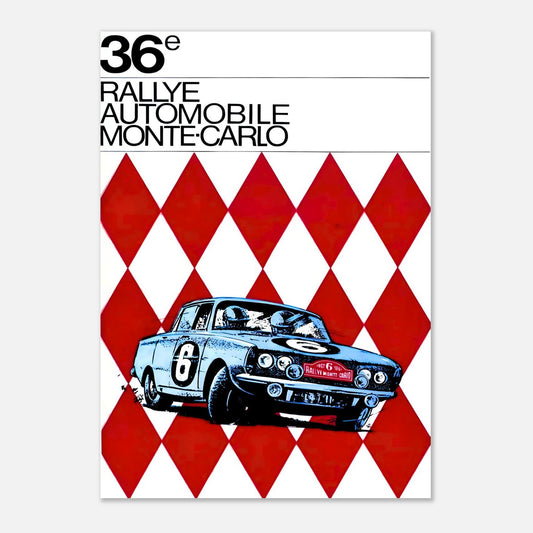 Poster of the 1967 Monte-Carlo Rally