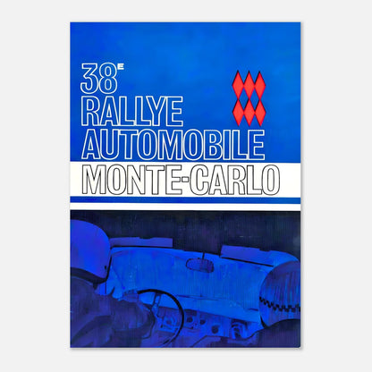 Poster of the 1969 Monte-Carlo Rally