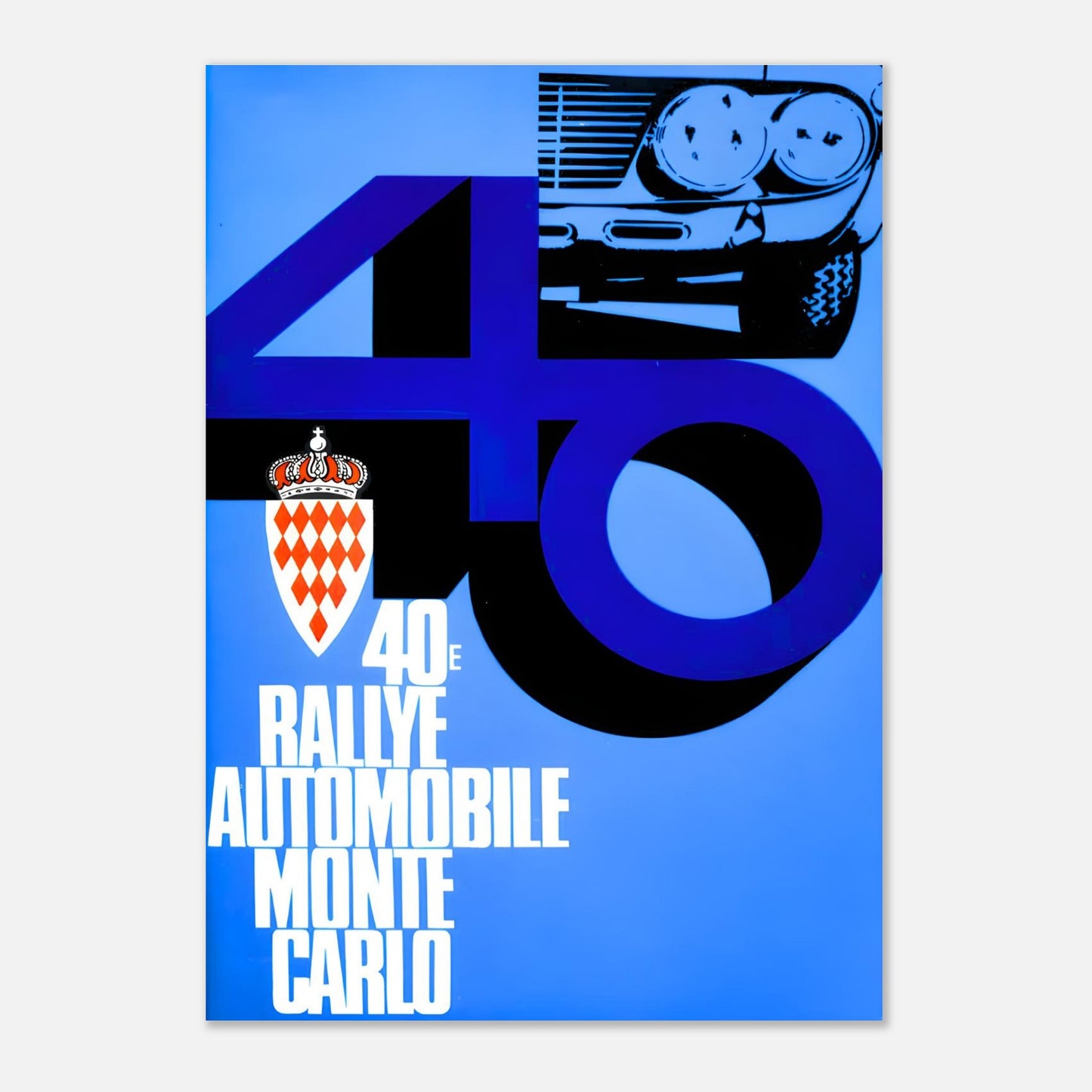 Poster of the 1971 Monte-Carlo Rally