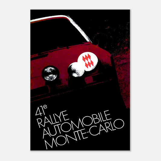 Poster of the 1972 Monte-Carlo Rally