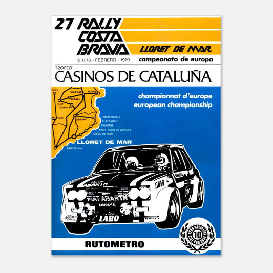 Poster of the 1974 Costa Brava Rally