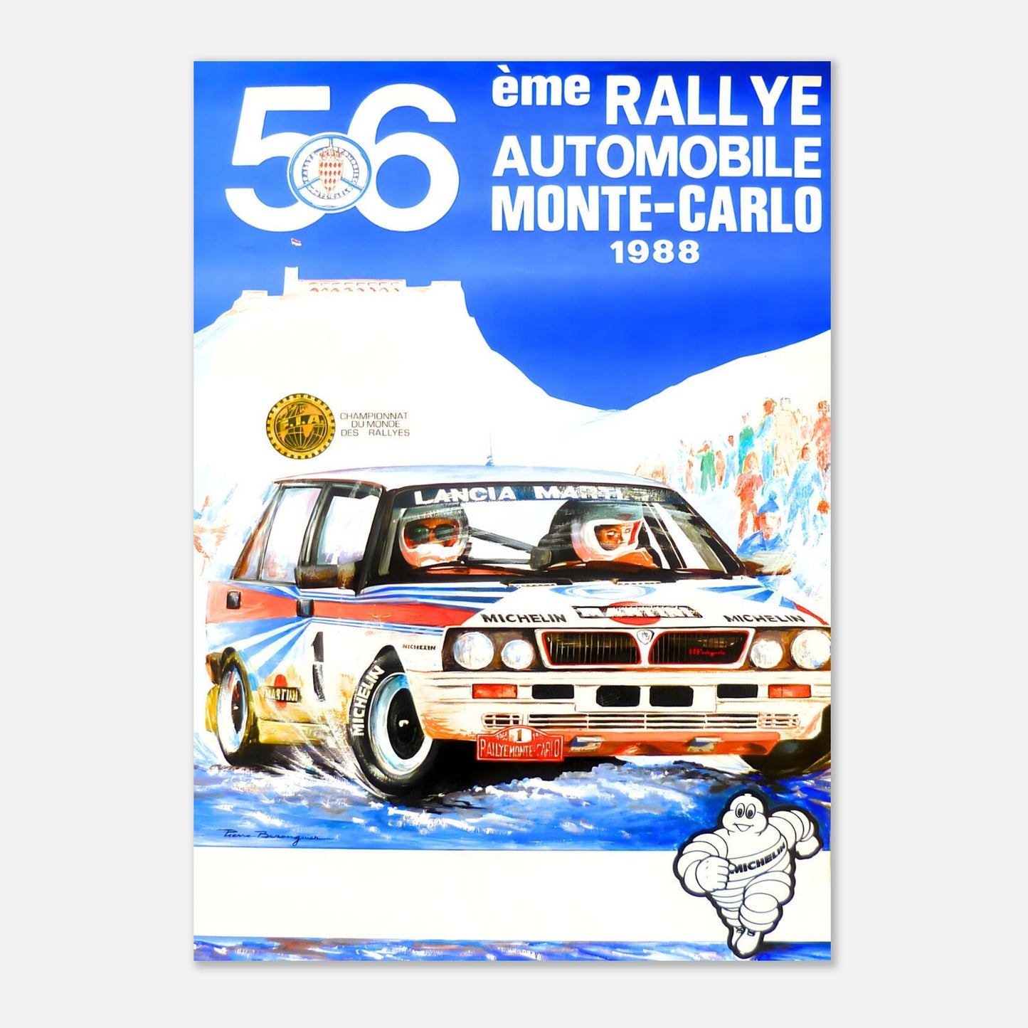 Poster of the 1988 - Monte-Carlo Rally