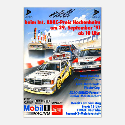 Retro Poster DTM Hockenheim 1991