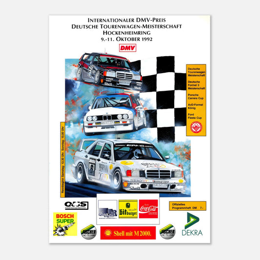 Retro Poster DTM Hockenheim 1992
