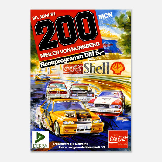 Retro Poster DTM Norisring 1991