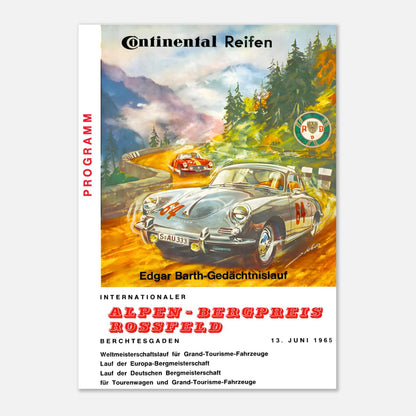Retro Poster of the 1965 Rossfeld Hillclimb