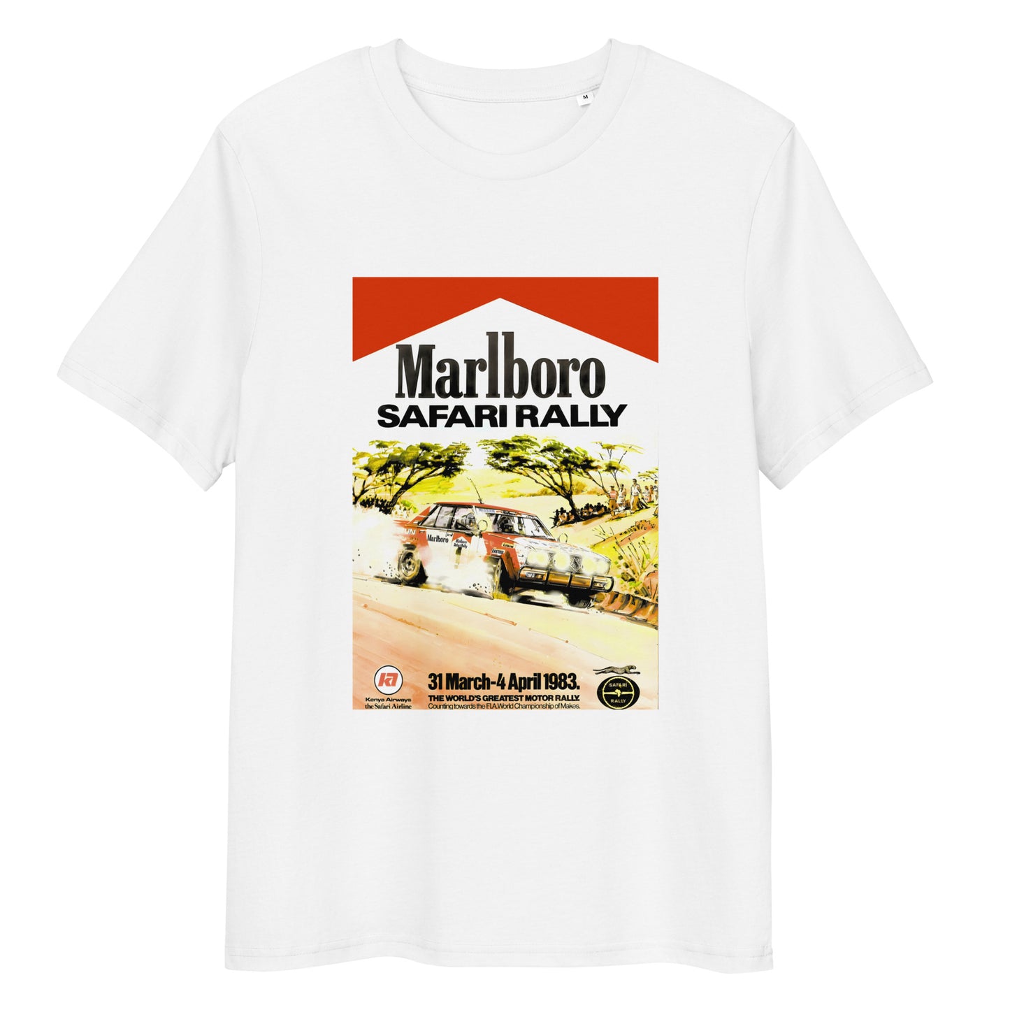 T-shirt - Marlboro Safari Rally Kenya 1983 - Timo Salonen