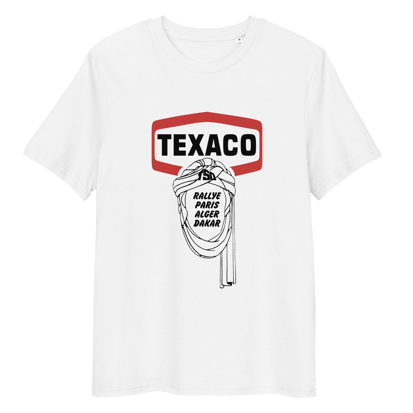 T-shirt - Rallye Paris Alger Dakar Texaco Claude Brasseur Jacky Ickx