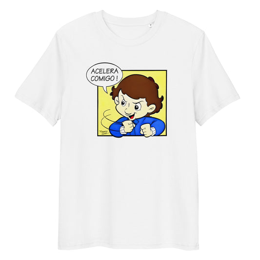 T-shirt Ayrton Senna - Senninha - Acelera Comingo ! : An iconic style and a passionate tribute