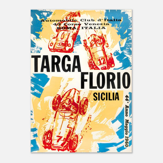 Targa Florio 1960 Retro Poster
