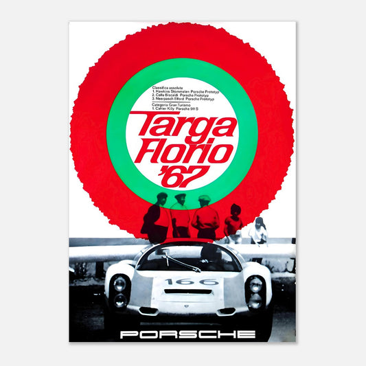 Targa Florio 1967 - Porsche Retro Poster