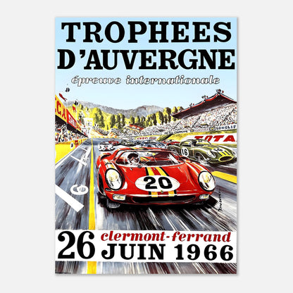 Trophées d'Auvergne - Charade - 1966 Retro Poster