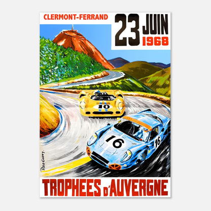Trophées d'Auvergne - Charade - 1968 Retro Poster