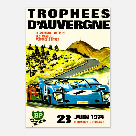 Trophées d'Auvergne - Charade - 1974 Retro Poster