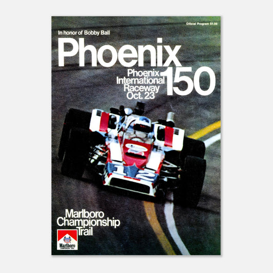 USAC National Championship Phoenix 150 - Phoenix International Raceway&nbsp;- 1971 Retro Poster